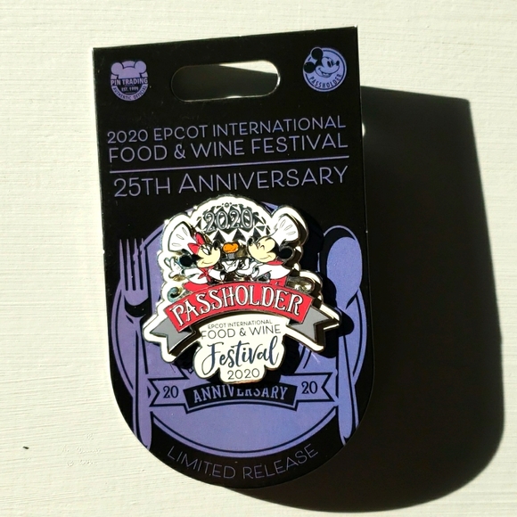 Disney Other - 2020 Epcot food and wine festival annual passholder pin
